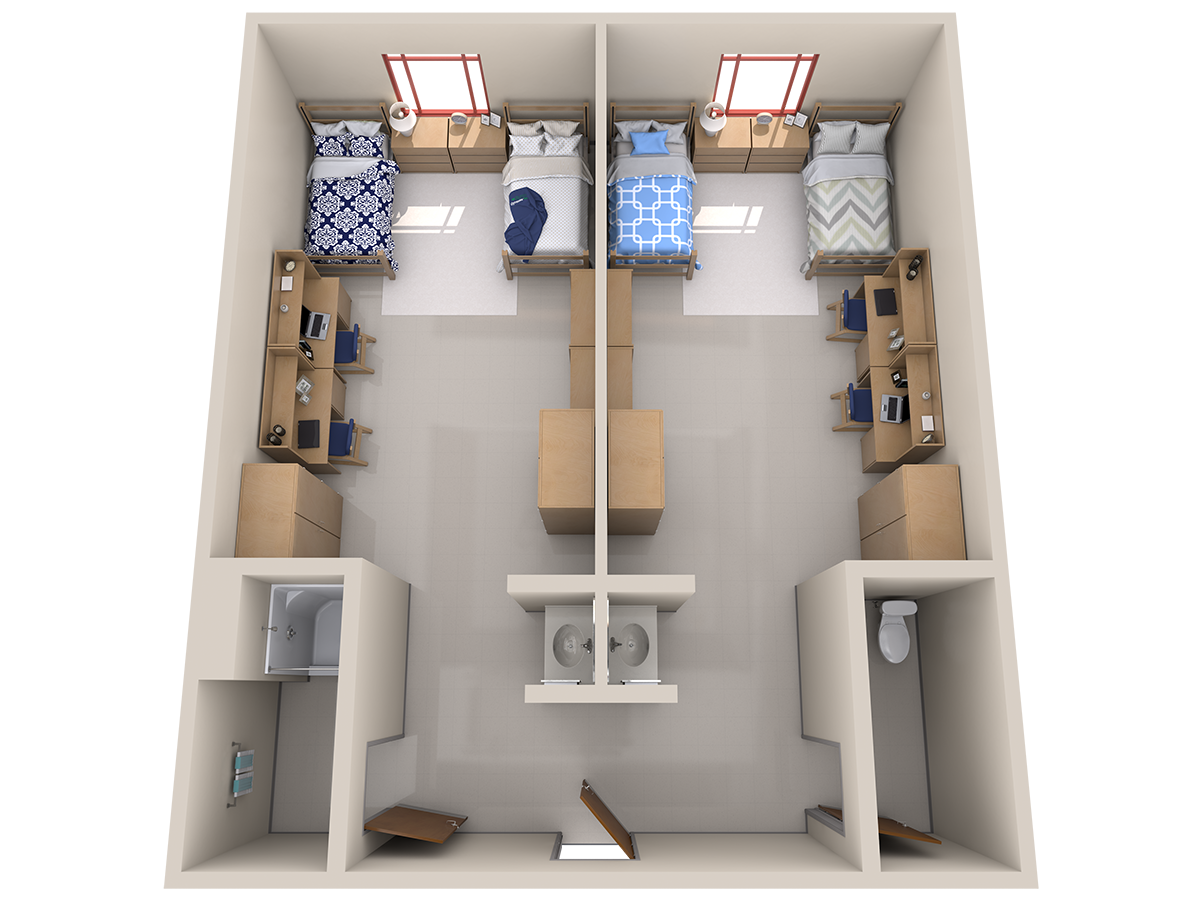 Mother Teresa Hall layout